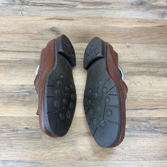 Vtg Allen Edmonds Size 11.5D Made in USA Camden Tasseled Leather Loafer in Brown main image 4